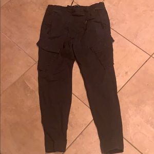 Hollister skinny cargo joggers